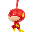 DC Comics Batman, Flash and Green Lantern Set of 3 Christmas Ornaments close up detail