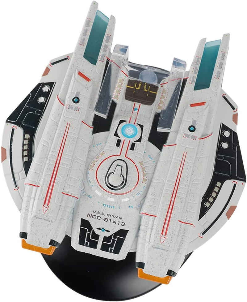 U.S.S. Shran NCC-91413 - Shran-class Light Escort Model Diecast Ship STO (Eaglemoss / Star Trek), side angle