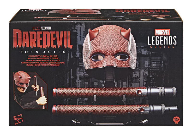 Marvel Legends Series Daredevil: Born Again Premium Roleplay Mask and Billy Club