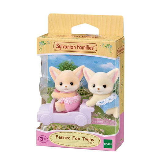 Sylvanian Families Fennec Fox Twins Toy Playset for Ages 3 and Up collectible from Curious Minds