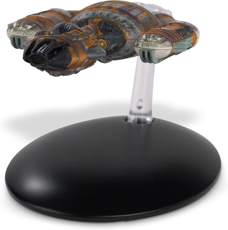 Krenim Warship Model Die Cast Ship (Eaglemoss / Star Trek), rear view