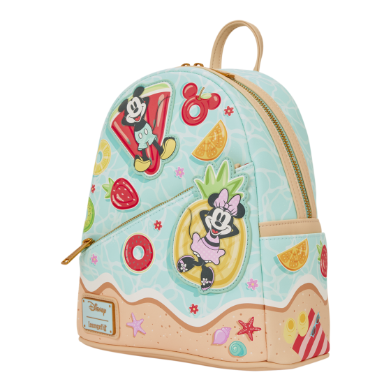 Loungefly - Mickey & Minnie Beach Fun Mini Backpack