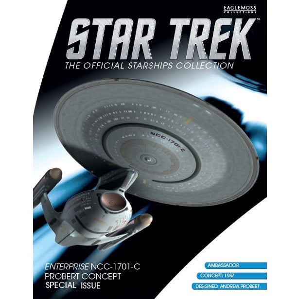 U.S.S. Enterprise NCC-1701-C (Probert Concept) Model Die Cast Ship SPECIAL ISSUE (Eaglemoss / Star Trek), packaging shot