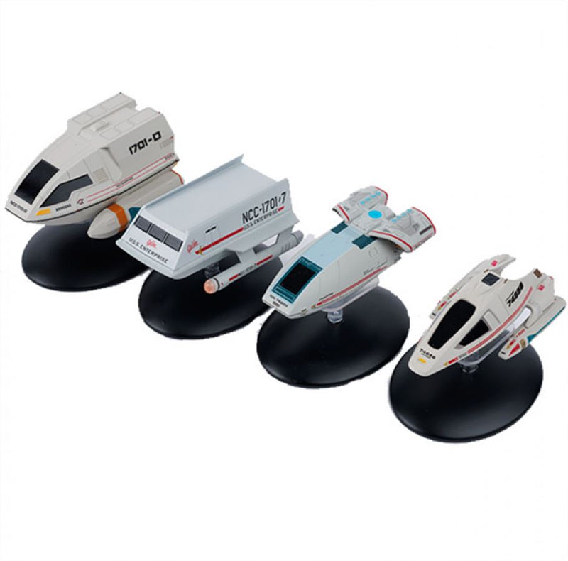 Shuttlecraft Set 1 (Galileo II & Goddard & Chaffee & Cochrane) Model Diecast Ship (Eaglemoss / Star Trek), alternate view