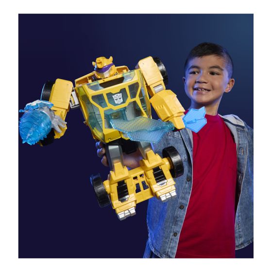 Transformers CYBERWORLD Energon Surge Bumblebee Power Spark