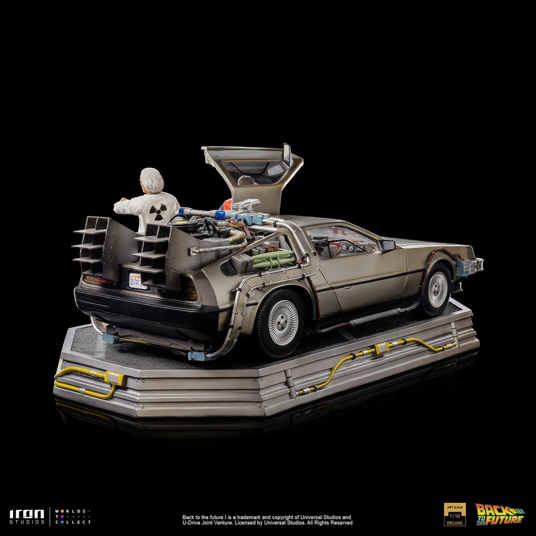 Iron Studios Back to the Future DeLorean (Full Set) 1/10 Art Scale Limited Edition Statue