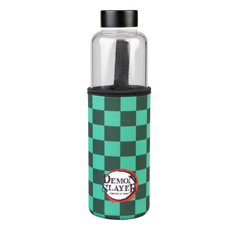 Demon Slayer Glass Water Bottle 500ml with Neoprene Sleeve