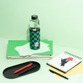 Demon Slayer Glass Water Bottle 500ml with Neoprene Sleeve packaging view