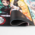Demon Slayer XL Mouse Mat 80 x 35 cm Desk Pad close up detail