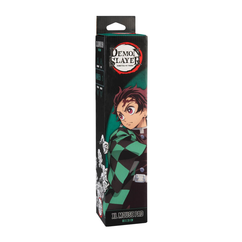Demon Slayer XL Mouse Mat 80 x 35 cm Desk Pad side angle