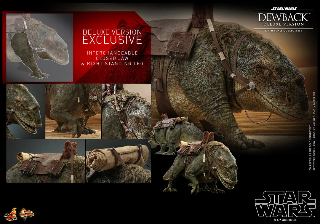 Hot Toys Star Wars A New Hope Dewback Deluxe 1/6th Scale Figure