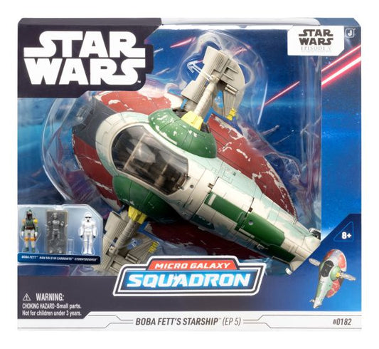 Star Wars 8in Delxe Vehicle Boba Fett's Starship