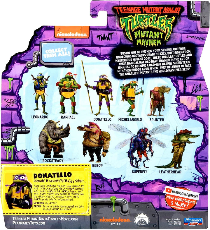 Teenage Mutant Ninja Turtles Mutant Mayhem Donatello Figure