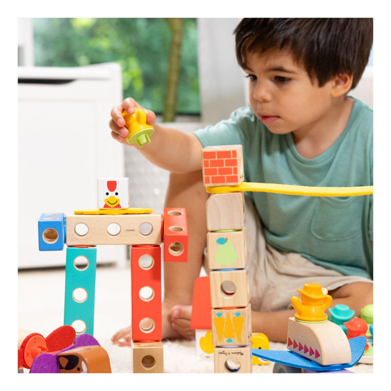 Melissa & Doug - Blockables Town Building Set - Image
