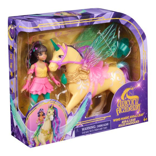 Unicorn Academy Wing Magic Ava and Leaf, front detail