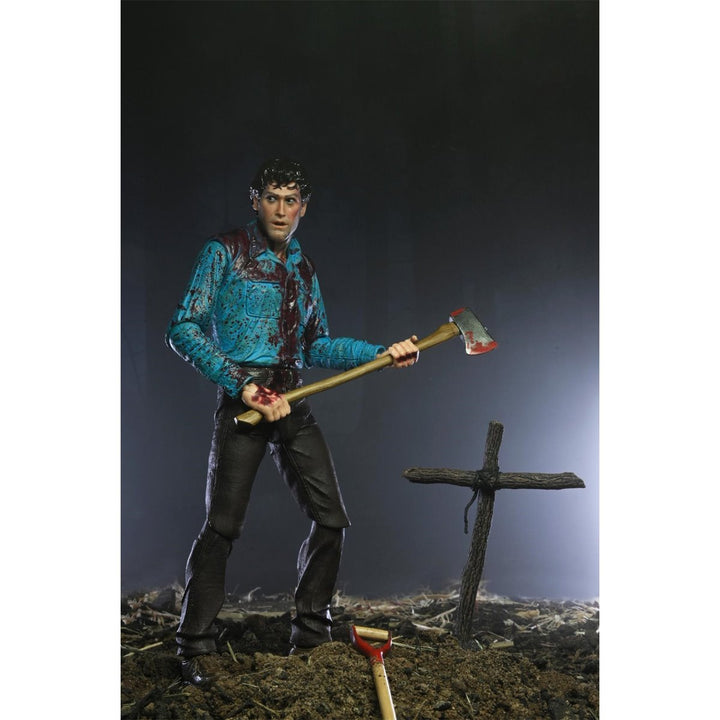 Evil Dead: Bloody Ash and CHeryl Williams Ultimate 7" 2-Piece Scale Action Figures