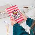 Disney Alice in Wonderland Cheshire Cat Premium A5 Plush Cover Notebook close up detail