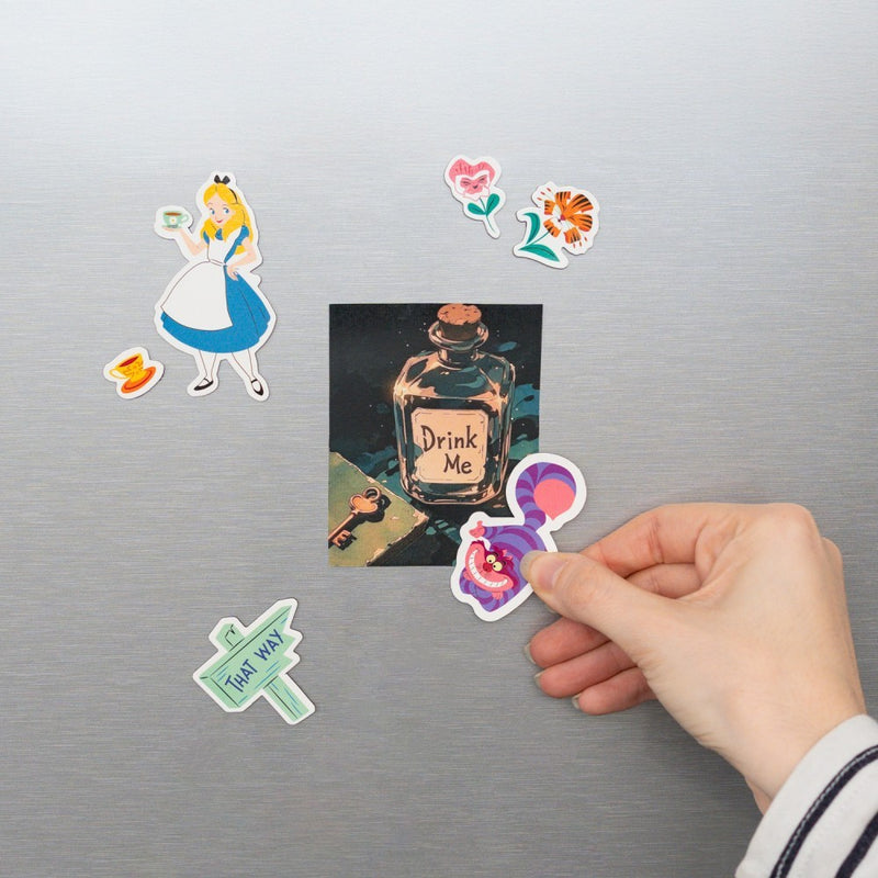 Disney Alice in Wonderland Die-Cut Magnet Set design detail