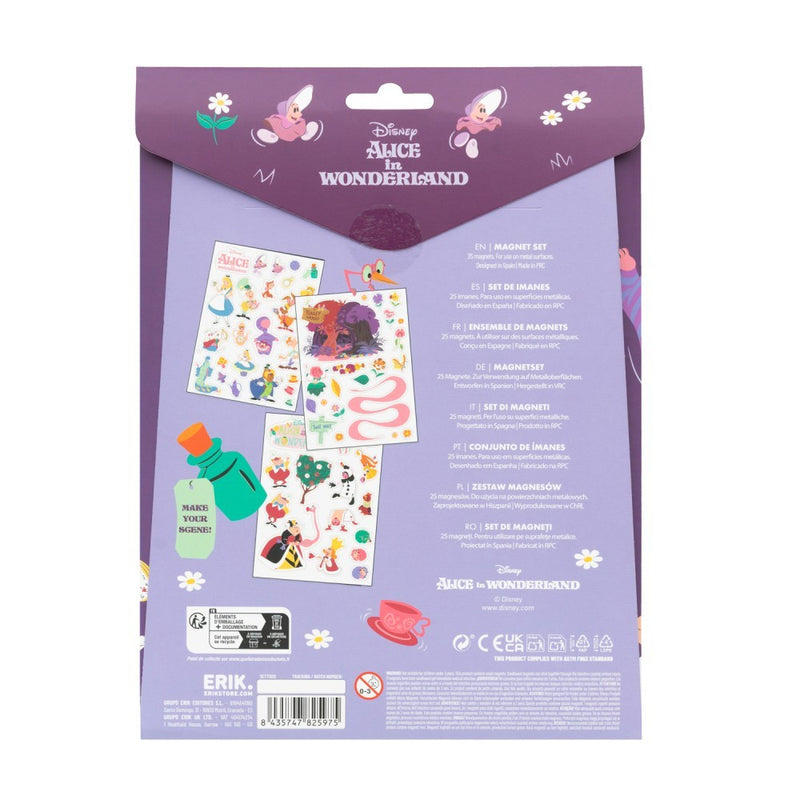 Disney Alice in Wonderland Die-Cut Magnet Set alternate view