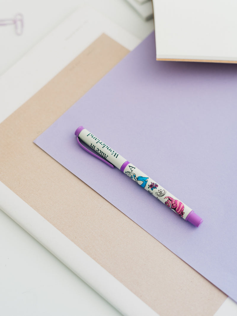 Disney Alice in Wonderland Pen design detail