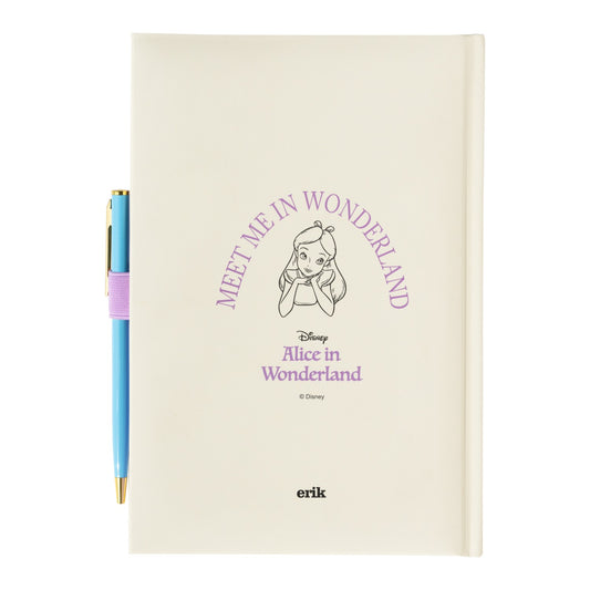 Disney Alice in Wonderland Premium A5 Notebook with Pen alternate view