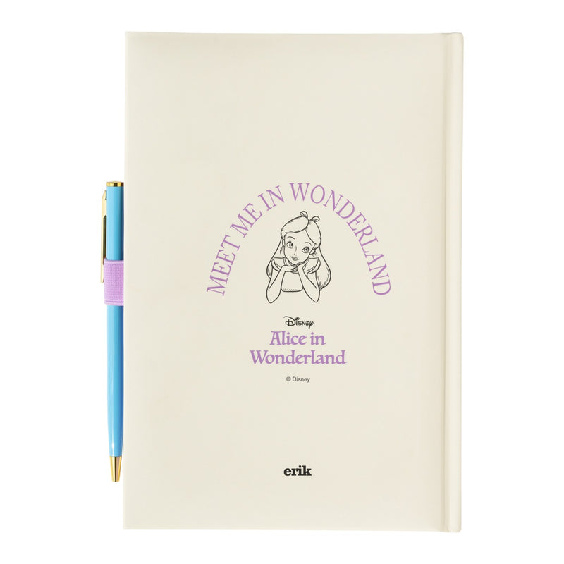 Disney Alice in Wonderland Premium A5 Notebook with Pen alternate view