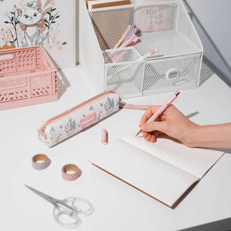 Disney Bonjour Marie Pen, Pencil and Case Set design detail