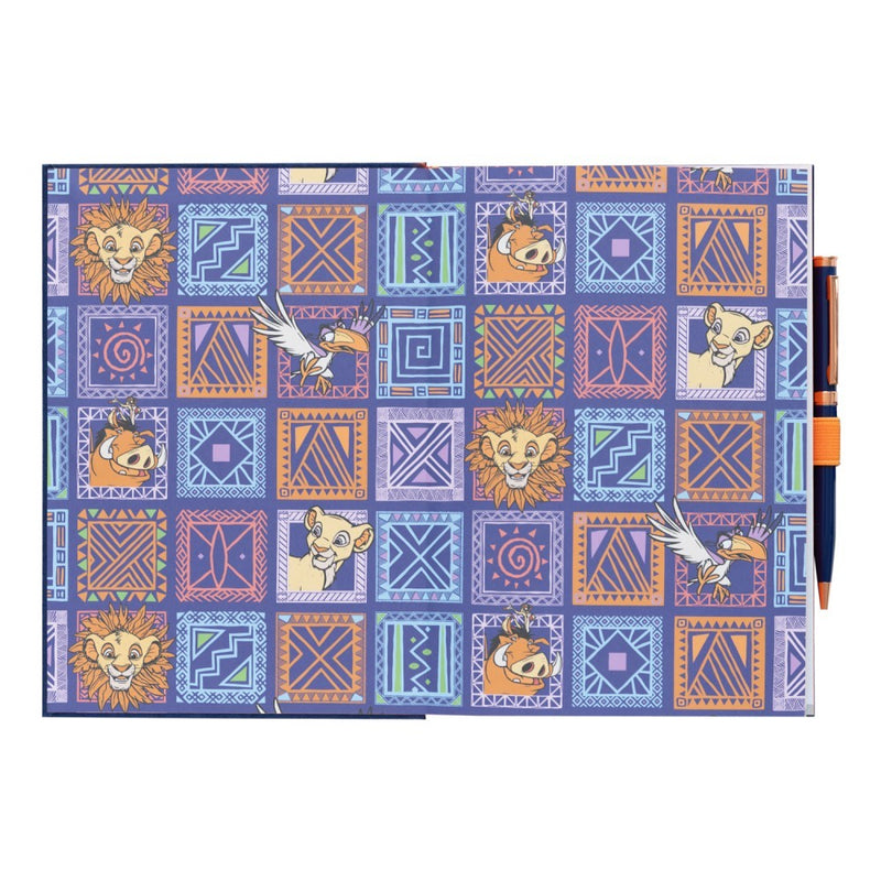 Disney Lion King Premium A5 Notebook with Pen side angle