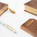 Disney Pinocchio A5 Premium Notebook with Pen Set close up detail