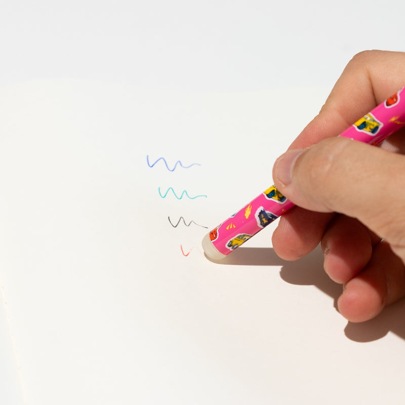 Disney Pixar Erasable Pen Set of 4 in Assorted Colours packaging view