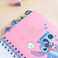 Disney Stitch Project Notebook design detail