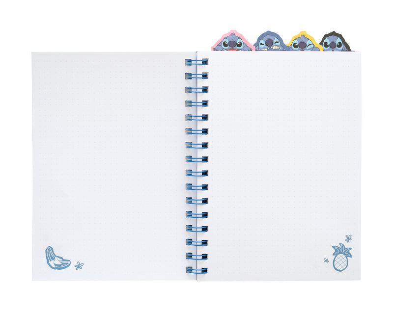 Disney Stitch Project Notebook side angle