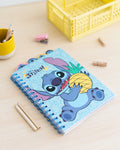 Disney Stitch Project Notebook close up detail