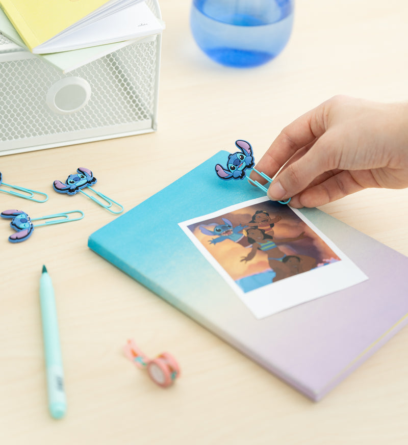 Disney Stitch Tropical Clip with Topper Set close up detail