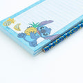 Disney Stitch Tropical Magnetic Notepad close up detail
