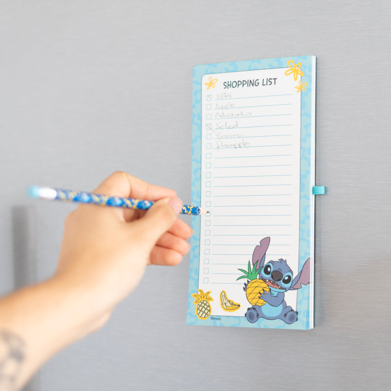 Disney Stitch Tropical Magnetic Notepad packaging view