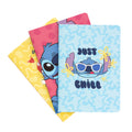 Disney Stitch Tropical Pack of 3 A5 Notebooks Ruled Bullet Blank