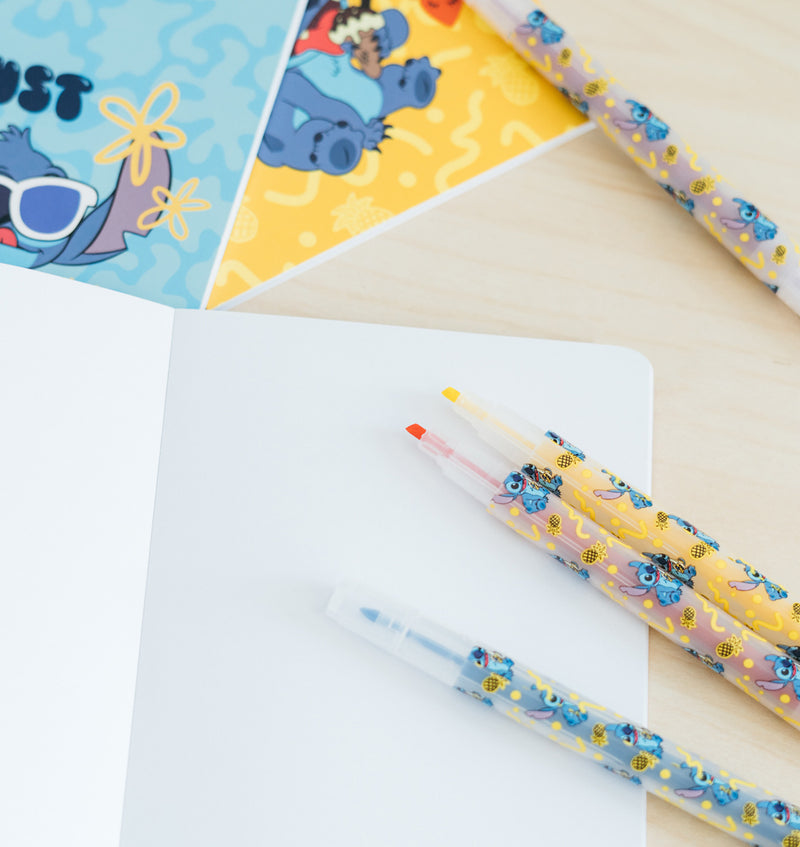 Disney Stitch Tropical Stationery Kit design detail