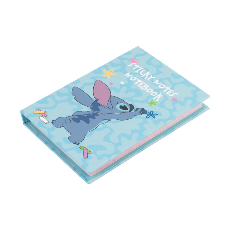 Disney Stitch Tropical Sticky Notepad A6 with 5 Sticker Types alternate view