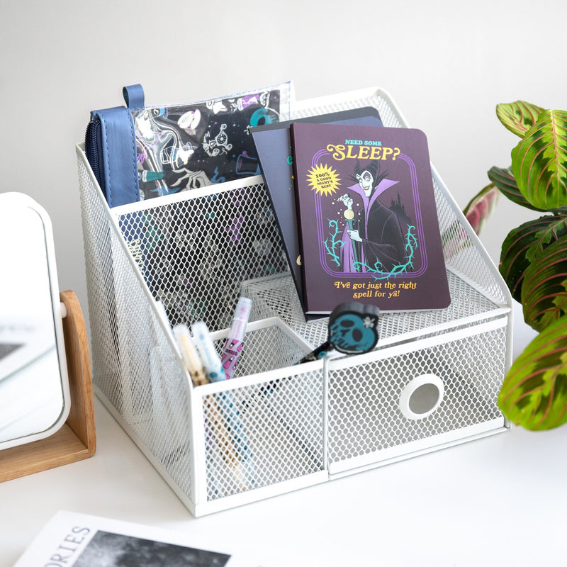Disney Villains Stationery Set with A6 Notebooks close up detail