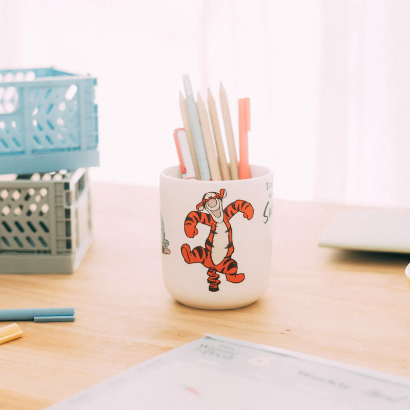 Disney Winnie the Pooh 100th Anniversary Ceramic Pencil Pot design detail