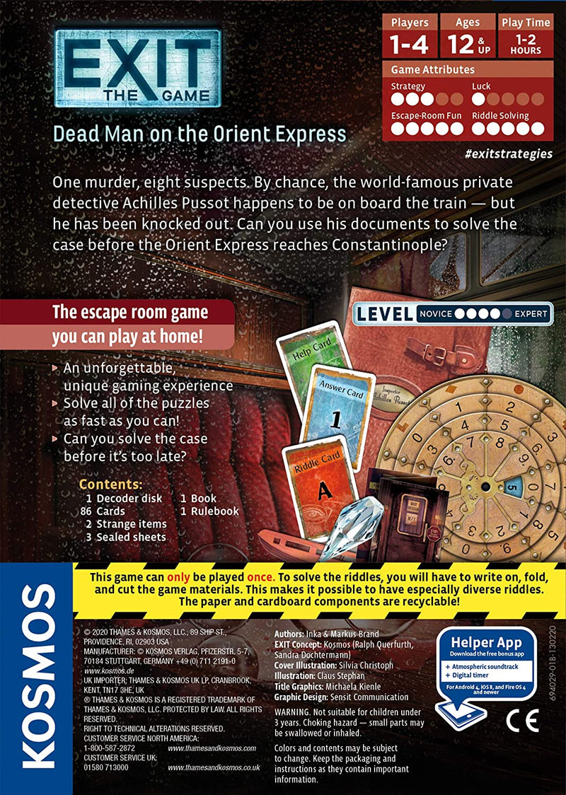EXIT: The Dead Man on the Orient Express Board Game - Image 2