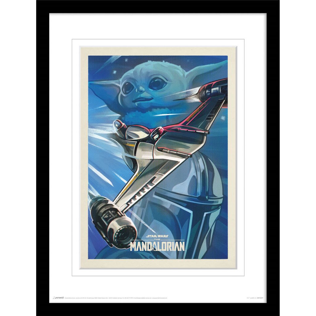 Star Wars The Mandalorian Ready For Adventure 30 x 40 cm Framed Collector Print