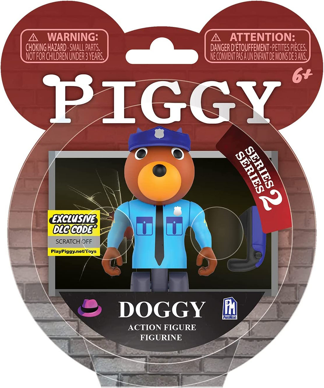 Piggy Series 2 Doggy 3.5" Action Figure with DLC
