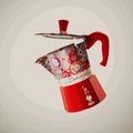 Bialetti X Dolce&Gabbana Sicilian Cart Moka Express, showing reverse
