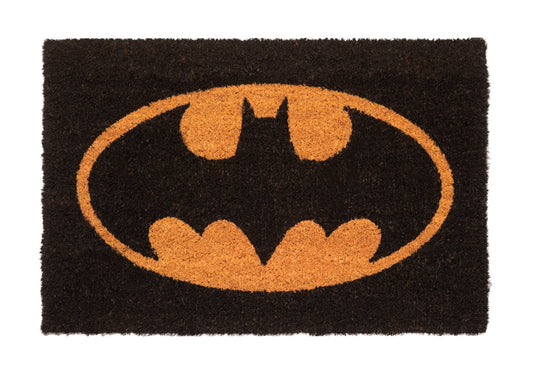 DC Comics Batman Logo Coir Doormat With Non-Slip Base