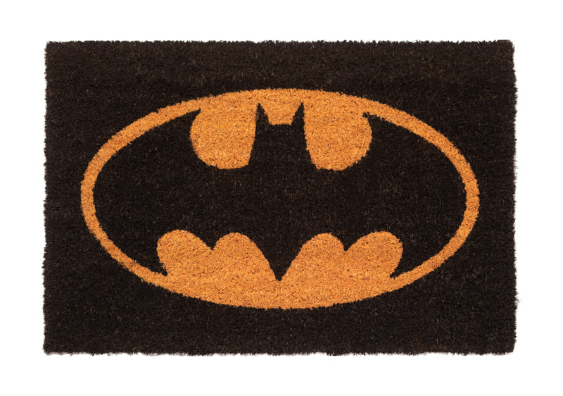 DC Comics Batman Logo Coir Doormat With Non-Slip Base