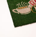 Friends Central Perk Coconut Coir Doormat With Anti-Slip Base side angle