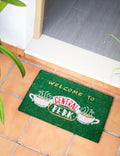 Friends Central Perk Coconut Coir Doormat With Anti-Slip Base close up detail