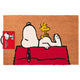 Snoopy Coconut Coir Doormat with Anti-Slip PVC Base